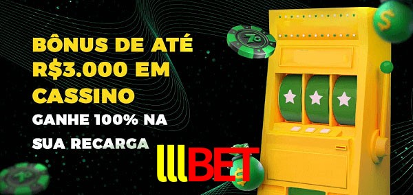lllbet melhor bônus de depósito